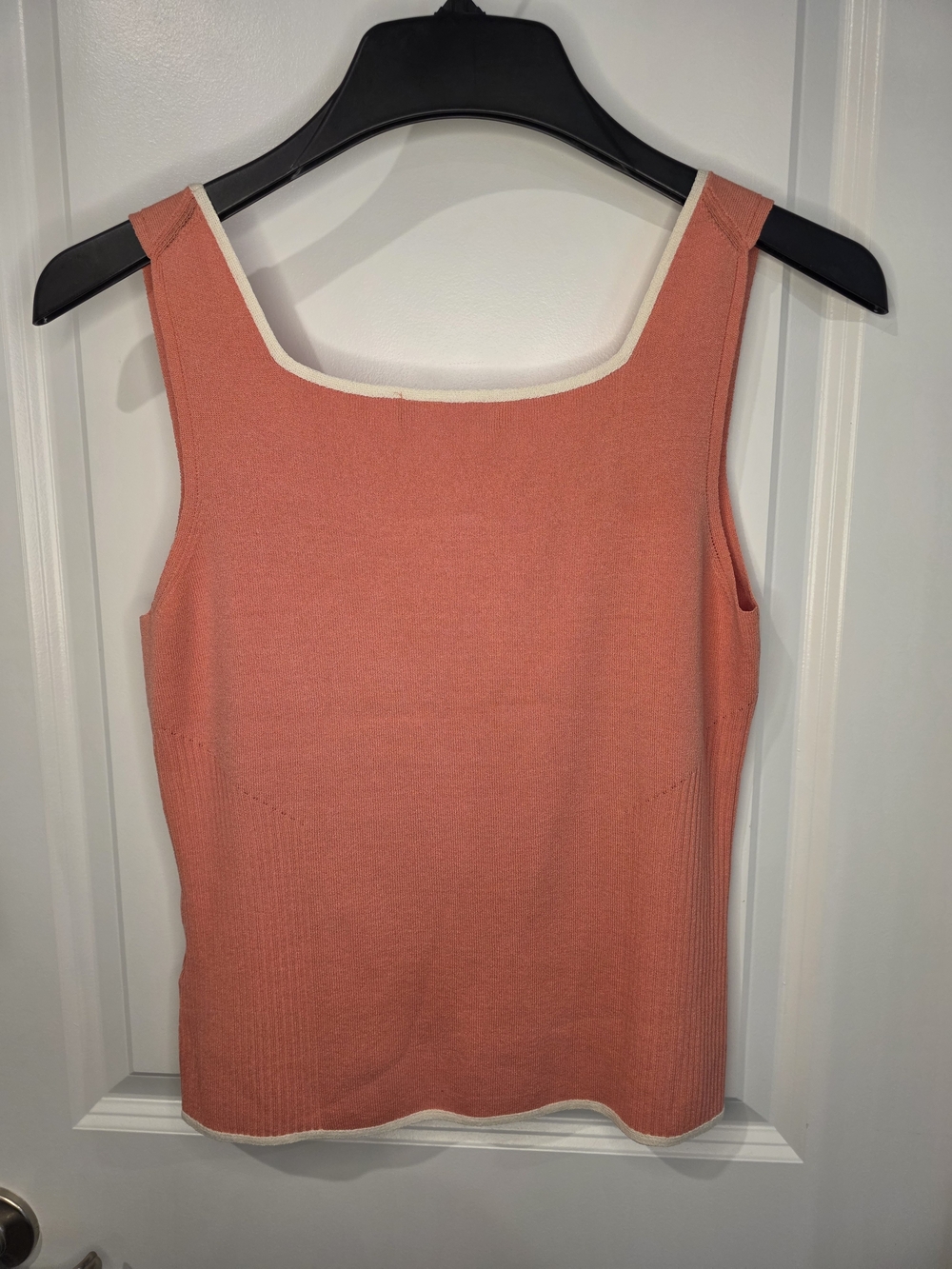 Sigrid Olsen Vintage Silk-blend Square-neck Sweater Tank - Picture 4 of 4